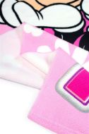 Πετσέτα Θαλάσσης Quick Dry Disney Home Minnie 543 70X140 Baby Pink 100% Microfiber