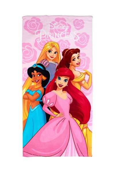 Πετσέτα Θαλάσσης Quick Dry Disney Home Princess 334 70X140 Pastel Lilac 100% Microfiber