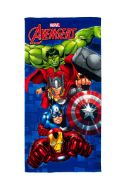 Πετσέτα Θαλάσσης Quick Dry Marvel Avengers 052 70X140 Blue 100% Microfiber