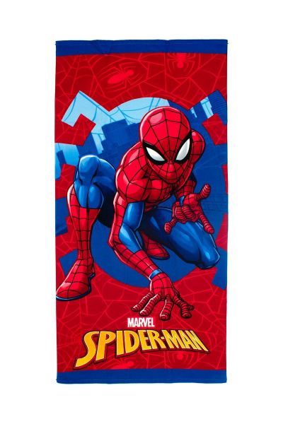 Πετσέτα Θαλάσσης Quick Dry Marvel Spider-Man 531 70X140 Red 100% Microfiber