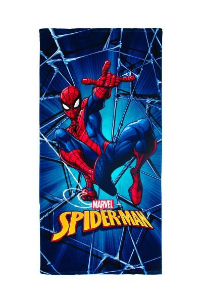 Πετσέτα Θαλάσσης Quick Dry Marvel Spider-Man 550 70X140 Blue 100% Microfiber