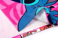 Πόντσο Θαλάσσης Quick Dry Disney Home Lilo & Stitch 556 50X100 Pink 100% Microfiber