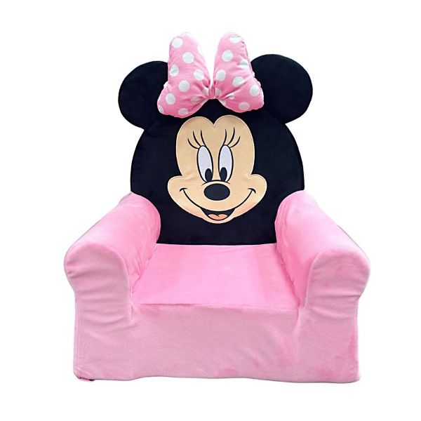 Πολυθρόνα Disney Home Minnie 49 34x47x48 Pink-Black 100% Velboa