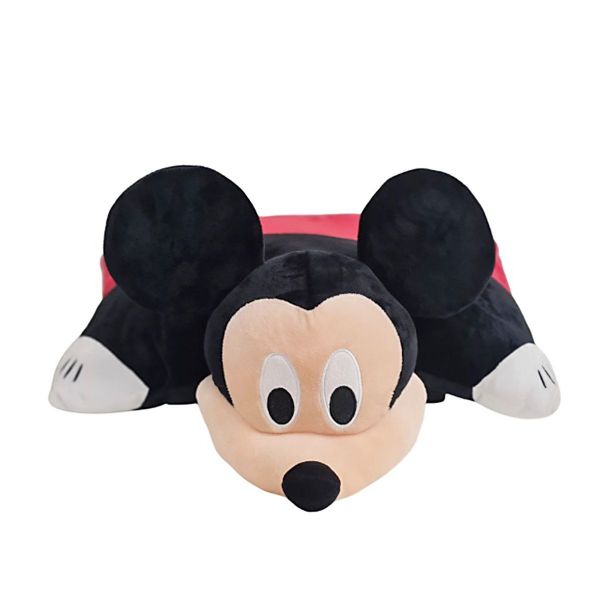 Μαξιλάρι - Λούτρινο 2 σε 1 Disney Home Mickey 87 45X28 Black-Red 100% Polyester