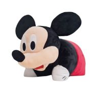 Μαξιλάρι - Λούτρινο 2 σε 1 Disney Home Mickey 87 45X28 Black-Red 100% Polyester