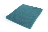 Κουβέρτα Πικέ bebe Μονόχρωμη 325 gr/m² 85x110 Petrol 100% Cotton
