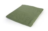 Κουβέρτα Πικέ bebe Μονόχρωμη 325 gr/m² 85x110 Olive 100% Cotton