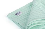Κουβέρτα Πικέ Μονόχρωμη 325 gr/m² 255x270 Mint 100% Cotton