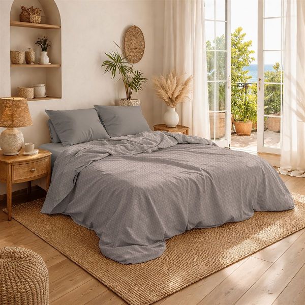 Κουβέρτα Πικέ Μονόχρωμη 325 gr/m² 225x270 Elephant 100% Cotton